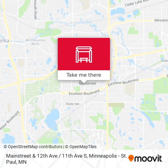 Mapa de Mainstreet & 12th Ave / 11th Ave S