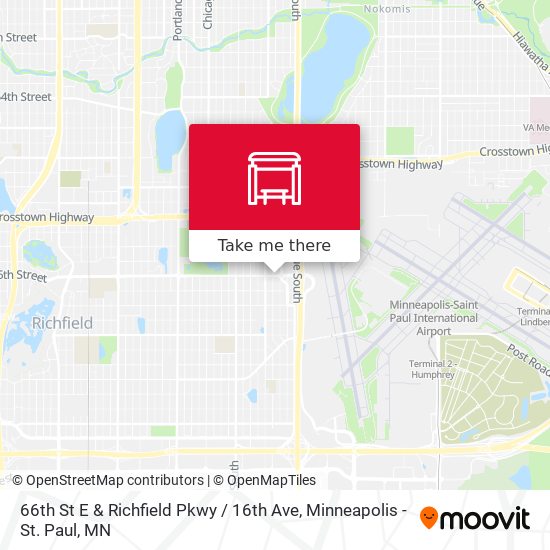 66th St E & Richfield Pkwy / 16th Ave map