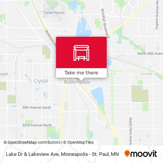 Lake Dr & Lakeview Ave map