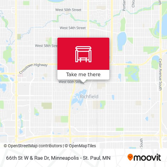 66th St W & Rae Dr map