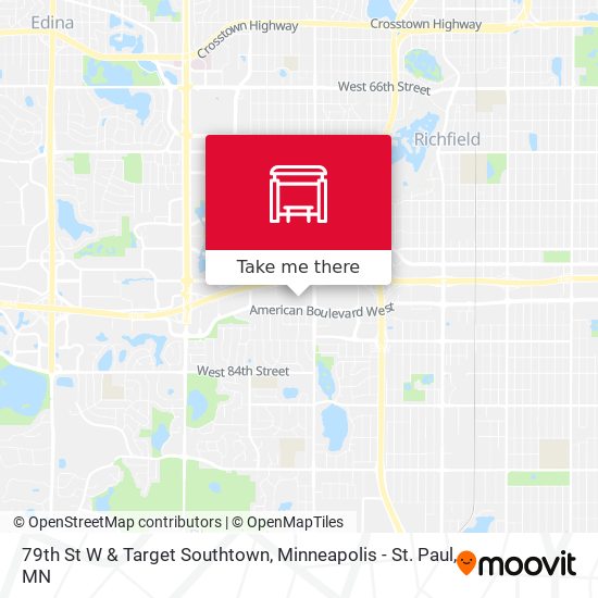 Mapa de 79th St W & Target Southtown