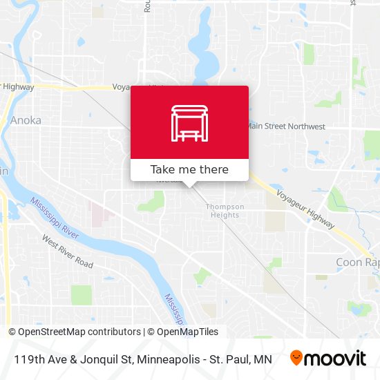 119th Ave & Jonquil St map