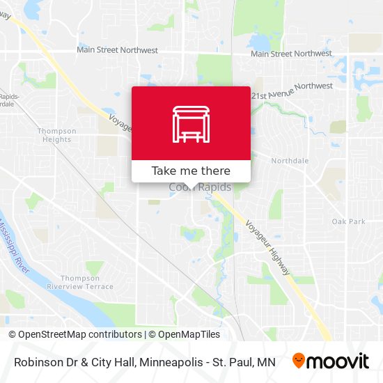 Mapa de Robinson Dr & City Hall