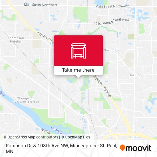 Robinson Dr & 108th Ave NW map