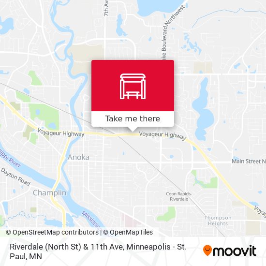 Riverdale (North St) & 11th Ave map