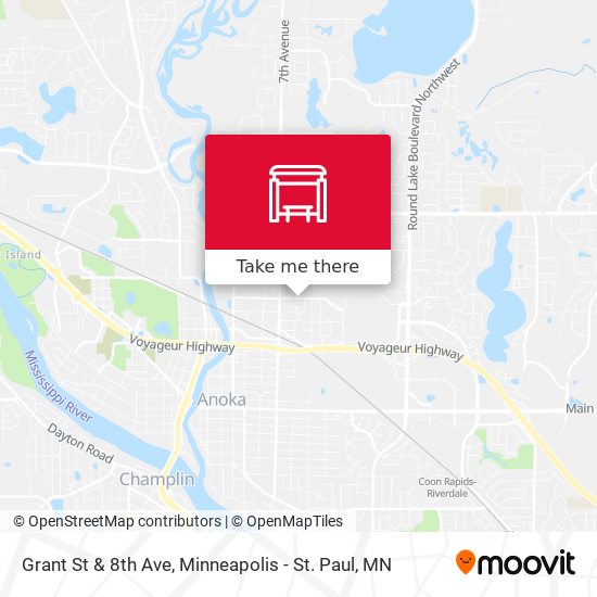 Grant St & 8th Ave map