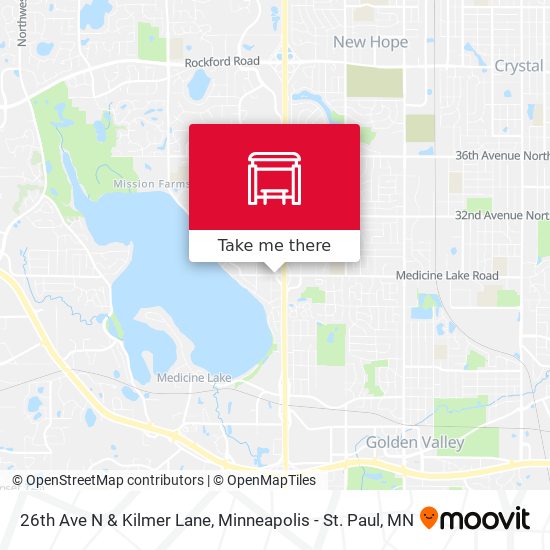 26th Ave N & Kilmer Lane map