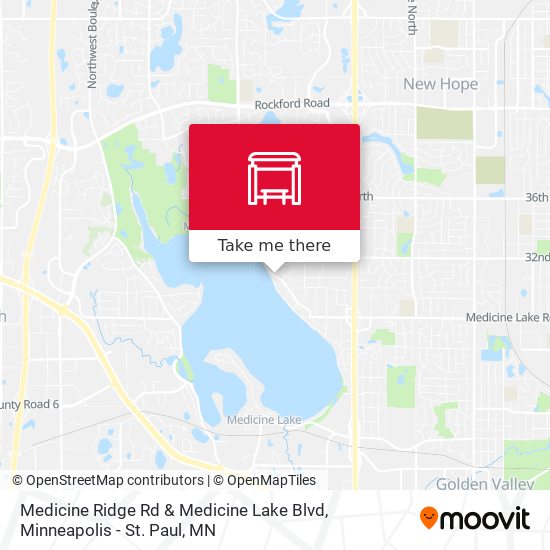 Medicine Ridge Rd & Medicine Lake Blvd map