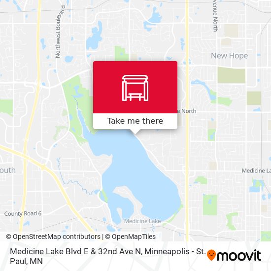 Medicine Lake Blvd E & 32nd Ave N map