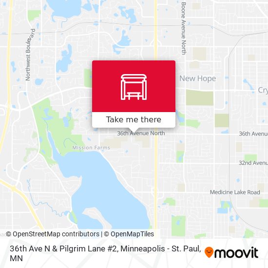 36th Ave N & Pilgrim Lane #2 map