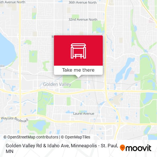 Golden Valley Rd & Idaho Ave map