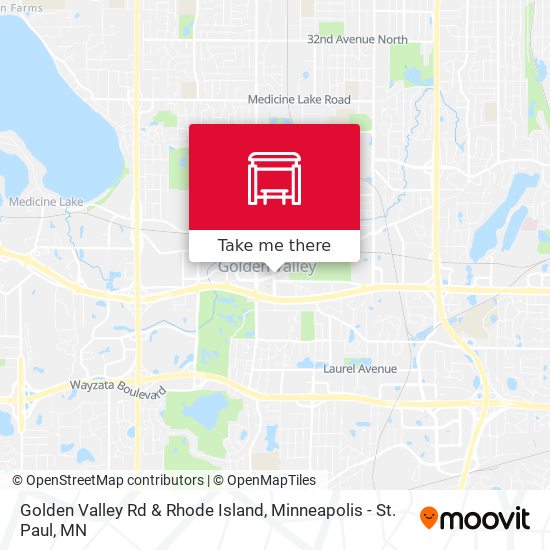 Mapa de Golden Valley Rd & Rhode Island