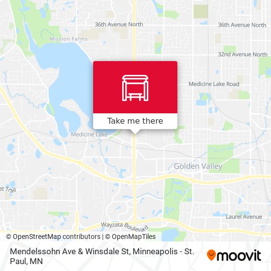 Mendelssohn Ave & Winsdale St map