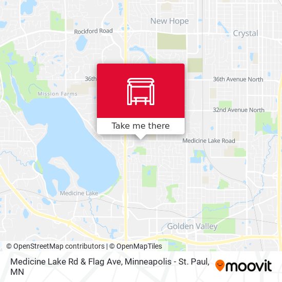 Mapa de Medicine Lake Rd & Flag Ave