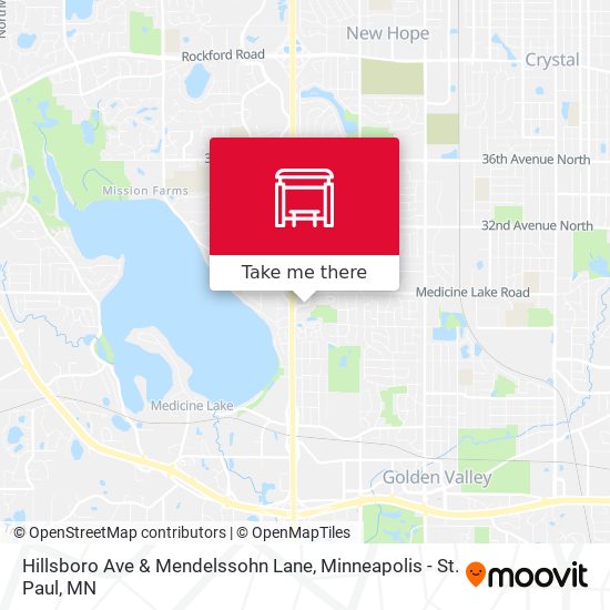 Mapa de Hillsboro Ave & Mendelssohn Lane