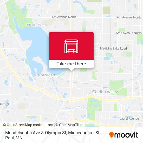 Mapa de Mendelssohn Ave & Olympia St