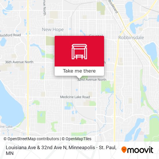 Mapa de Louisiana Ave & 32nd Ave N