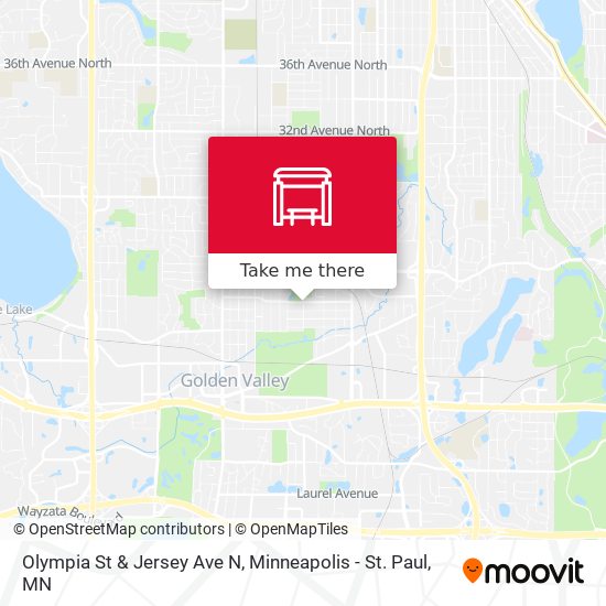 Mapa de Olympia St & Jersey Ave N