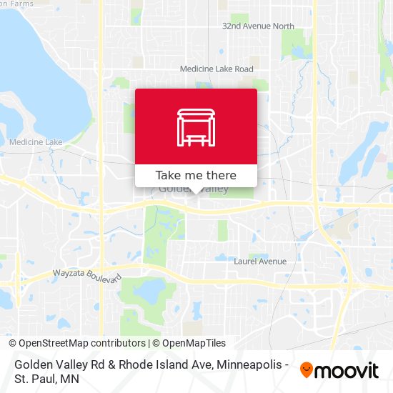 Golden Valley Rd & Rhode Island Ave map