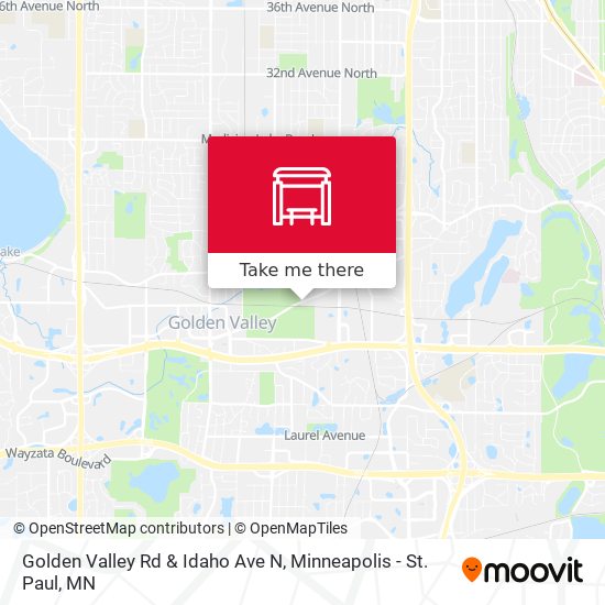 Golden Valley Rd & Idaho Ave N map