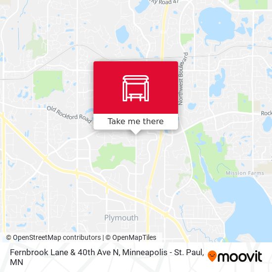 Fernbrook Lane & 40th Ave N map