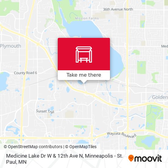 Mapa de Medicine Lake Dr W & 12th Ave N