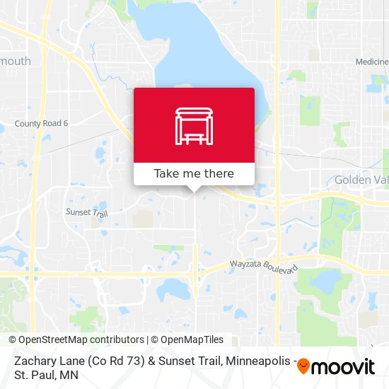 Mapa de Zachary Lane (Co Rd 73) & Sunset Trail