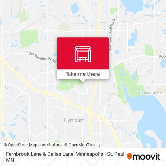 Fernbrook Lane & Dallas Lane map