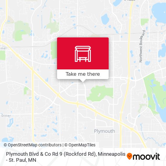 Plymouth Blvd & Co Rd 9 (Rockford Rd) map