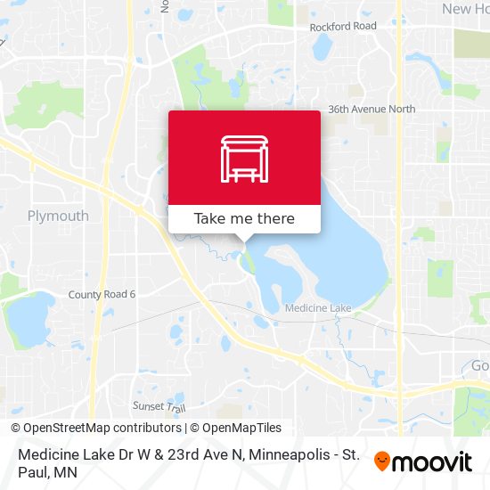 Medicine Lake Dr W & 23rd Ave N map