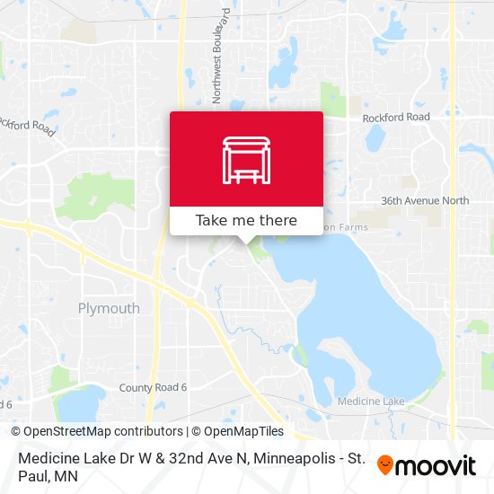 Mapa de Medicine Lake Dr W & 32nd Ave N