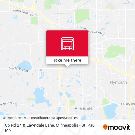 Mapa de Co Rd 24 & Lawndale Lane