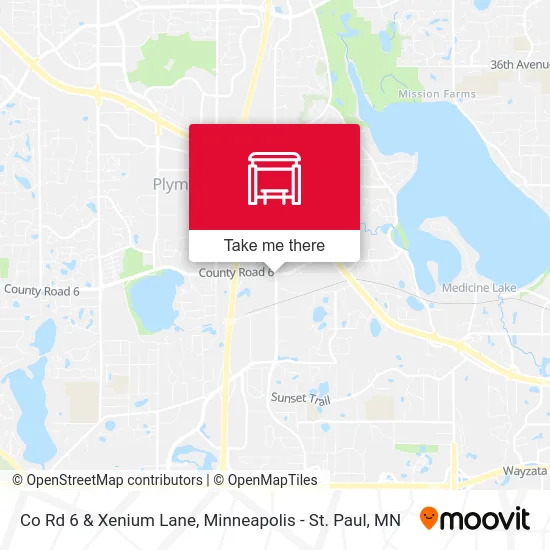 Co Rd 6 & Xenium Lane map