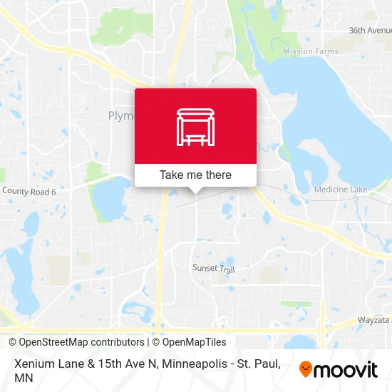 Xenium Lane & 15th Ave N map