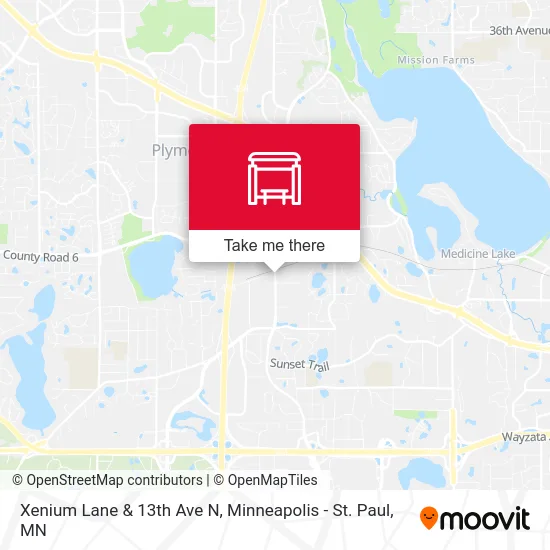 Xenium Lane & 13th Ave N map