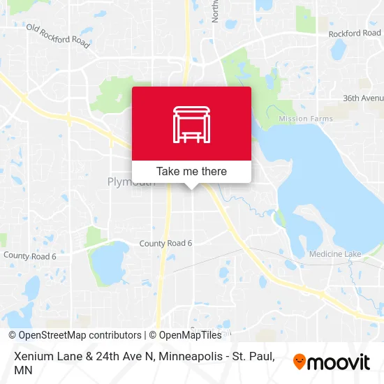 Xenium Lane & 24th Ave N map