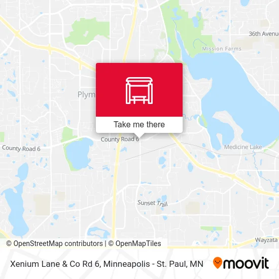 Xenium Lane & Co Rd 6 map