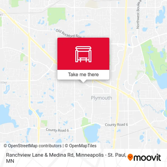 Ranchview Lane & Medina Rd map