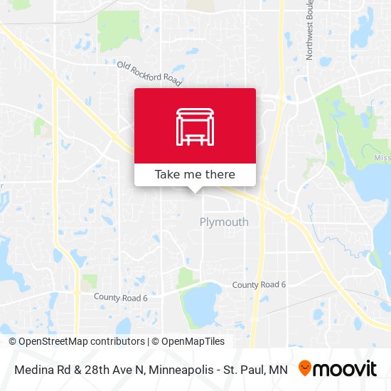 Mapa de Medina Rd & 28th Ave N