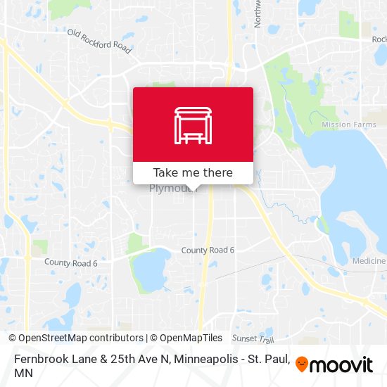 Fernbrook Lane & 25th Ave N map
