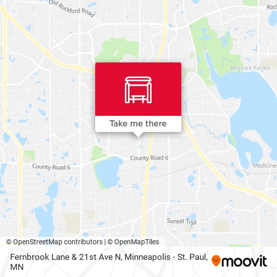 Fernbrook Lane & 21st Ave N map