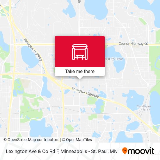 Mapa de Lexington Ave & Co Rd F