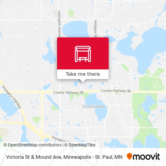 Mapa de Victoria St & Mound Ave