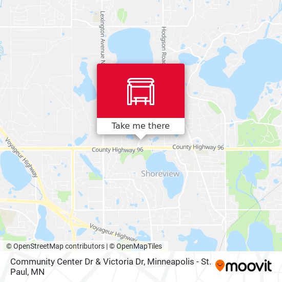 Community Center Dr & Victoria Dr map