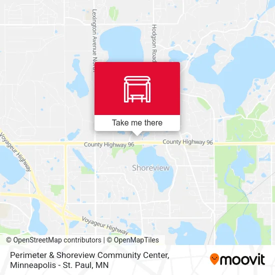 Mapa de Perimeter & Shoreview Community Center