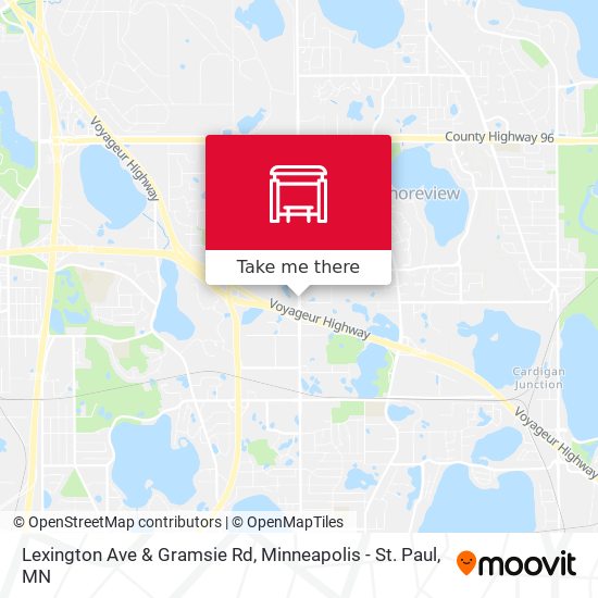 Mapa de Lexington Ave & Gramsie Rd