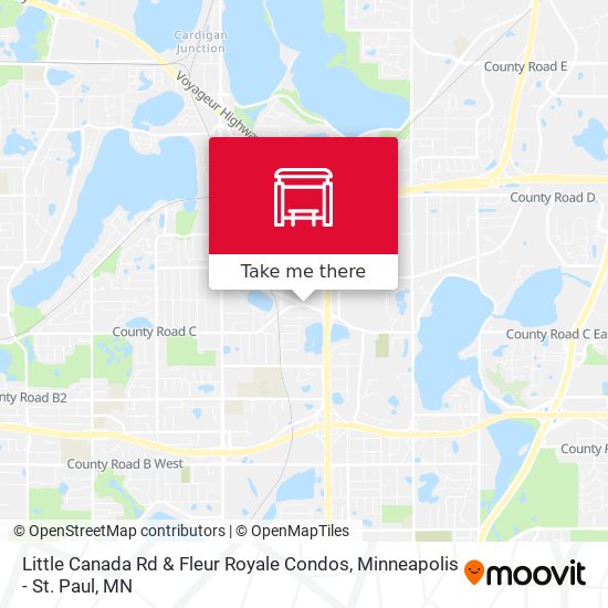 Little Canada Rd & Fleur Royale Condos map