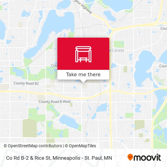 Co Rd B-2 & Rice St map