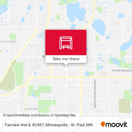 Mapa de Fairview Ave & #2487