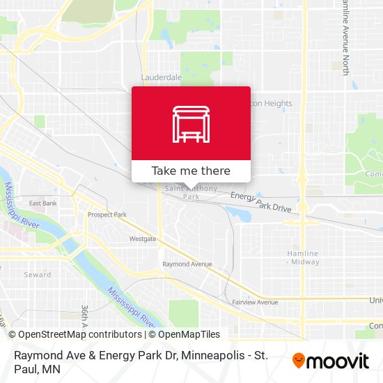 Raymond Ave & Energy Park Dr map
